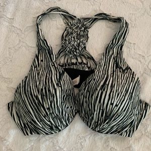 Swim Cacique Plunge Bikini Top